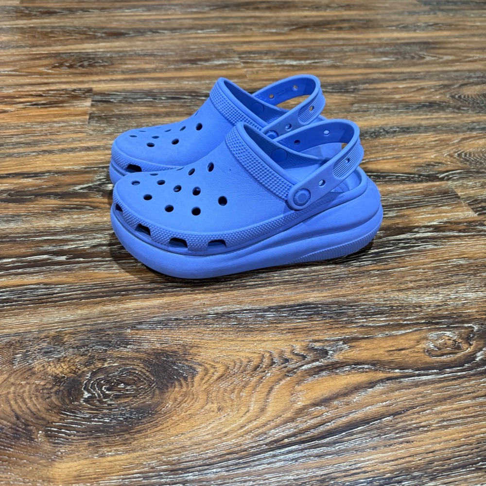 Crocs Classic Crush Clog Lavender Purple Platform Sandals Shoes Women's 6